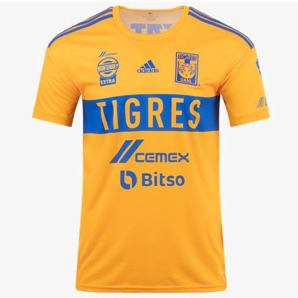 Tailandia Camiseta Tigres UANL Replica Primera Ropa 2022/23